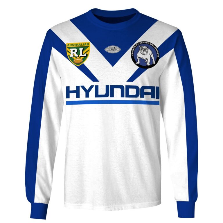 Personalize Canterbury Bankstown Bulldogs 1995 ARL/NRL Retro Heritage Jersey
