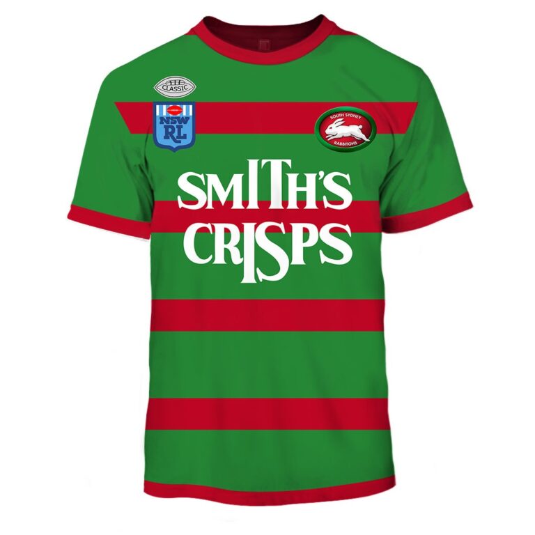 Personalize 1989 South Sydney Rabbitohs Retro Jersey