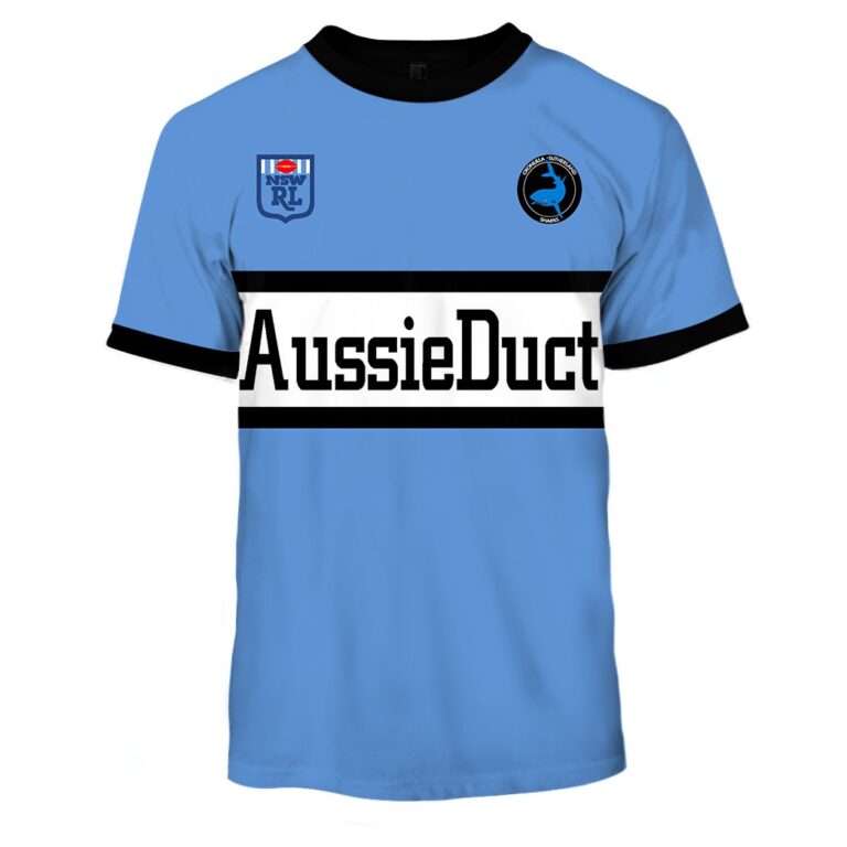 Personalize Cronulla Sharks 1988 ARL/NRL Retro Heritage Classic Jersey