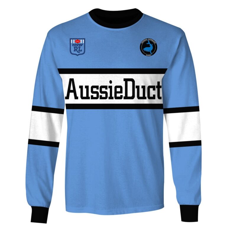 Personalize Cronulla Sharks 1988 ARL/NRL Retro Heritage Classic Jersey
