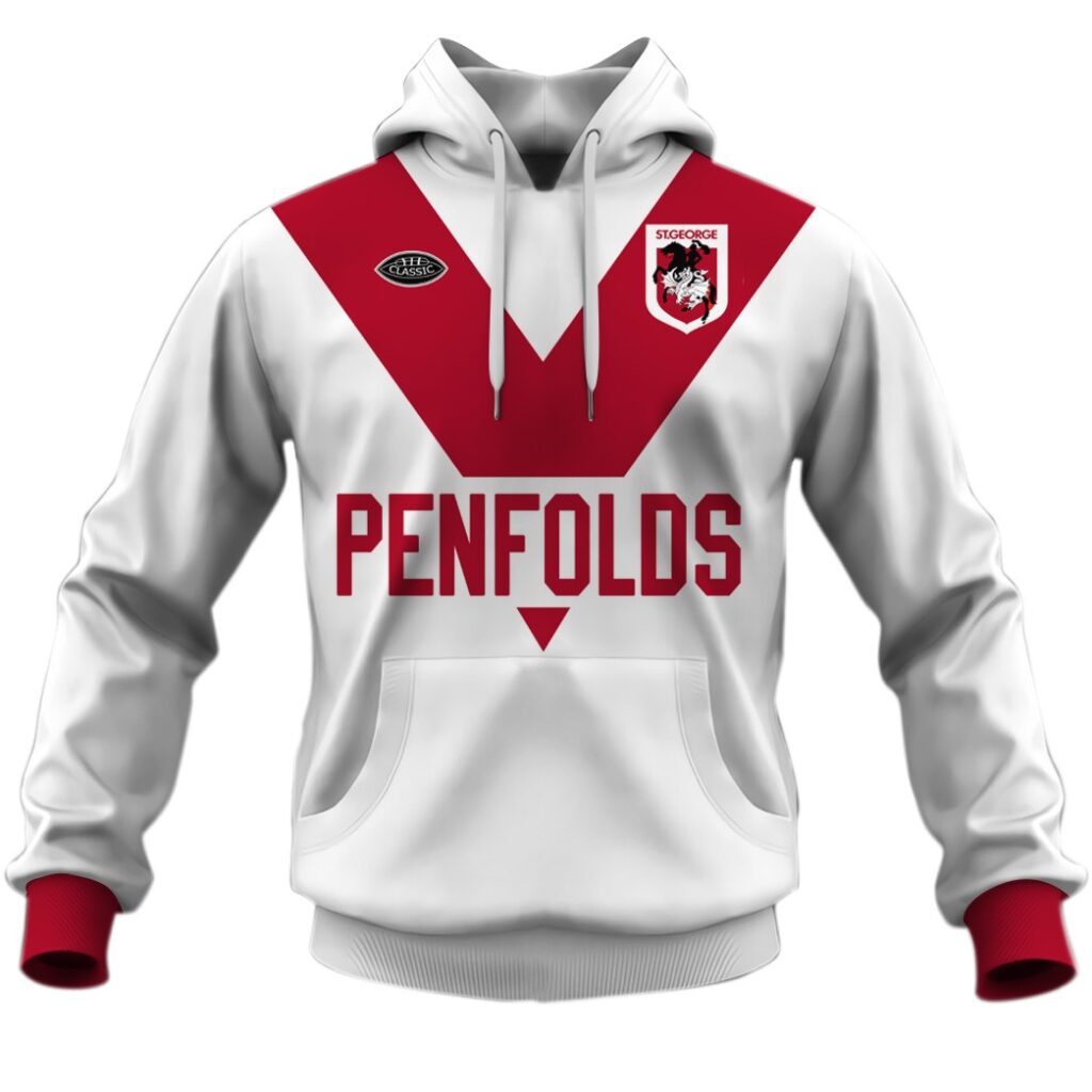 Personalize St George Dragons 1979 ARL/NRL Vintage Retro Heritage Jersey