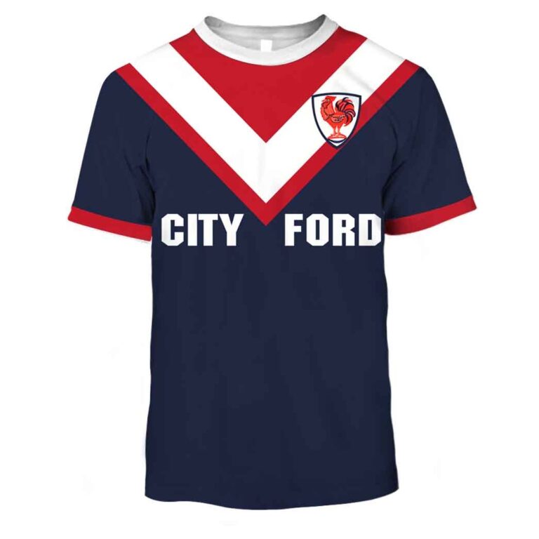 Personalize Sydney Roosters 1976 ARL/NRL Vintage Retro Jersey