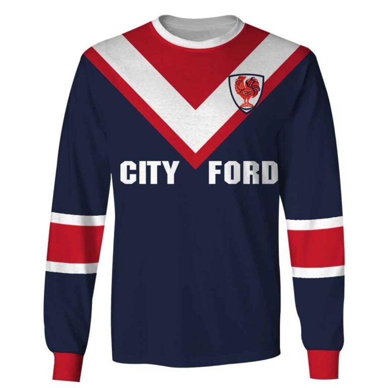 Personalize Sydney Roosters 1976 ARL/NRL Vintage Retro Jersey