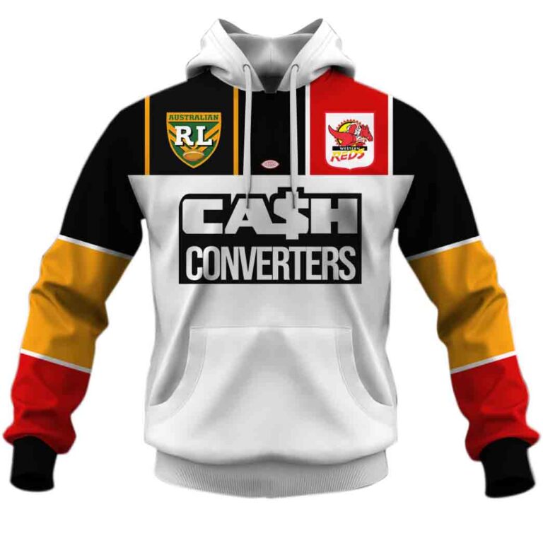 Personalize Vintage 1995 NRL Western Reds Retro Jersey