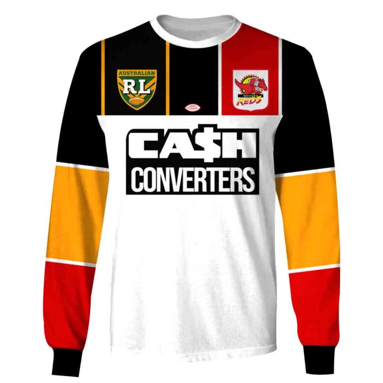 Personalize Vintage 1995 NRL Western Reds Retro Jersey