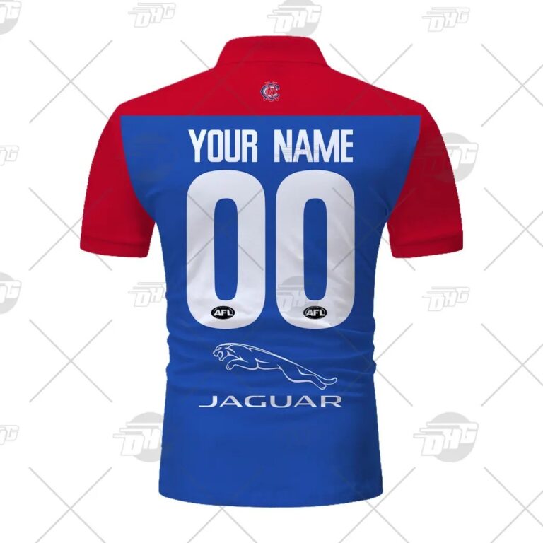 AFL Melbourne Demons Custom Name Number 2021 Clash Guernsey Polo Shirt