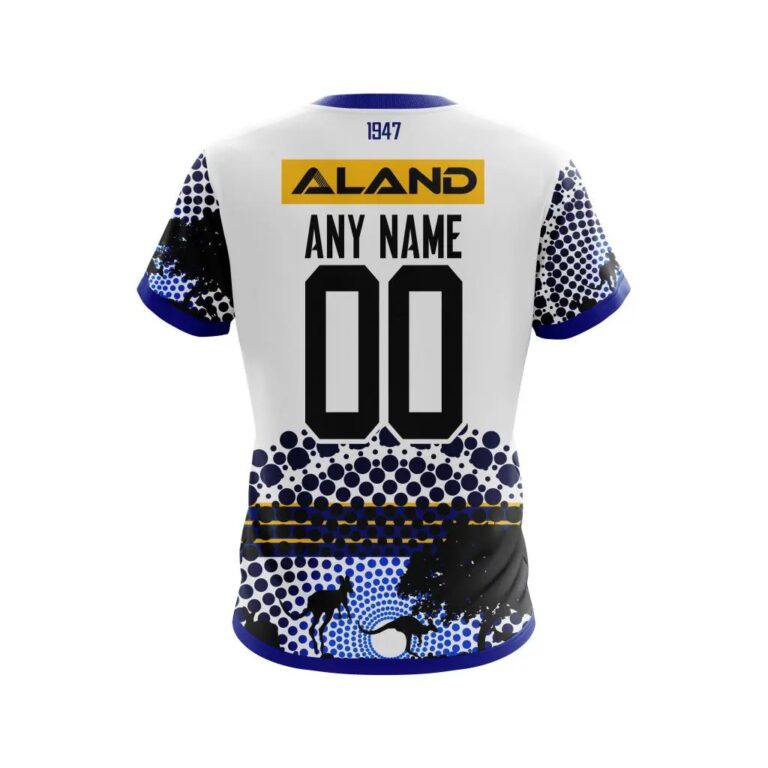 NRL Parramatta Eels Custom Name Number Australia’s Day T-Shirt