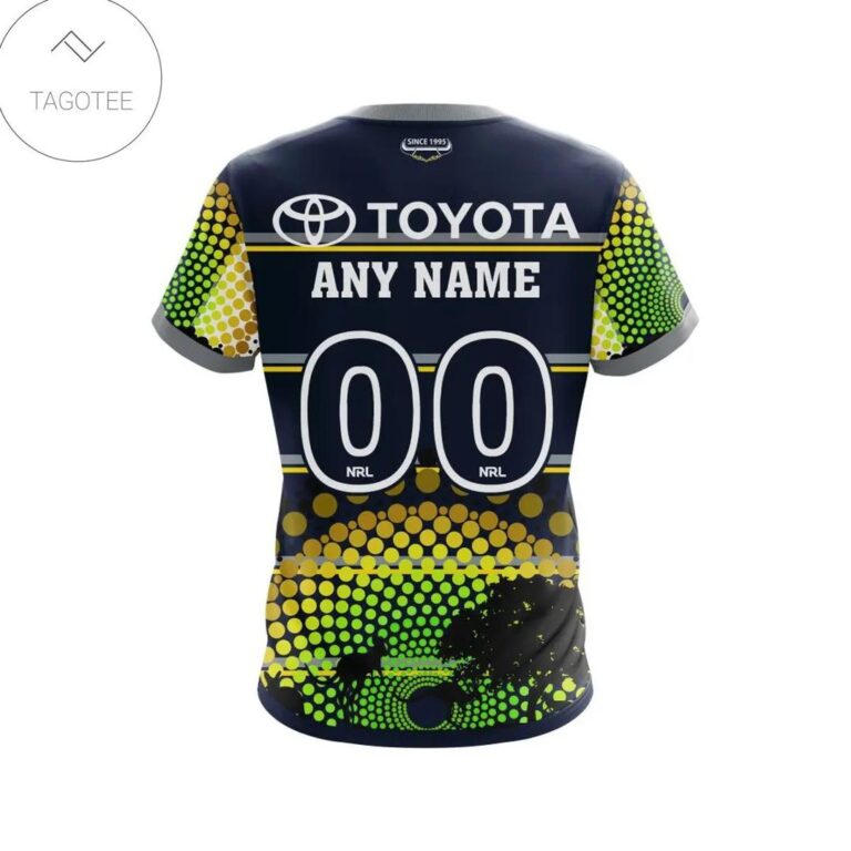NRL North Queensland Cowboys Custom Name Number Special Edition T-Shirt