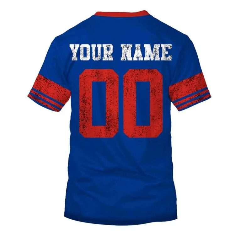 NRL Newcastle Knights Custom Name Number Flag Retro Jerseys 1988 T-Shirt