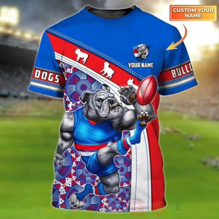 NRL Canterbury-Bankstown Bulldogs Custom Name T-Shirt V2