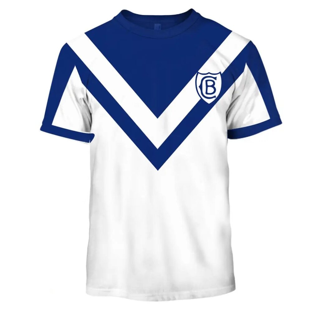 NRL Canterbury-Bankstown Bulldogs Custom Name Number Vintage Retro Jersey 1967 T-Shirt