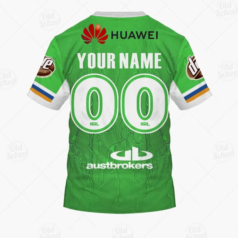 NRL Canberra Raiders Custom Name Number x The Simpsons 2020 Halloween T-Shirt