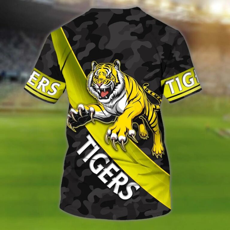 AFL Richmond Tigers Custom Name Camo T-Shirt