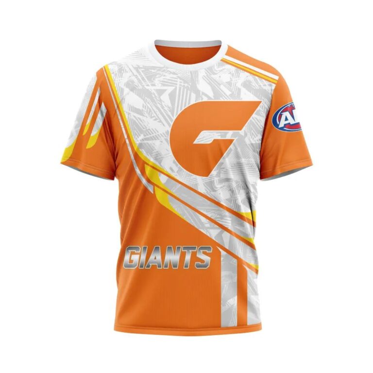 AFL Greater Western Sydney Giants Custom Name Number Special Edition T-Shirt