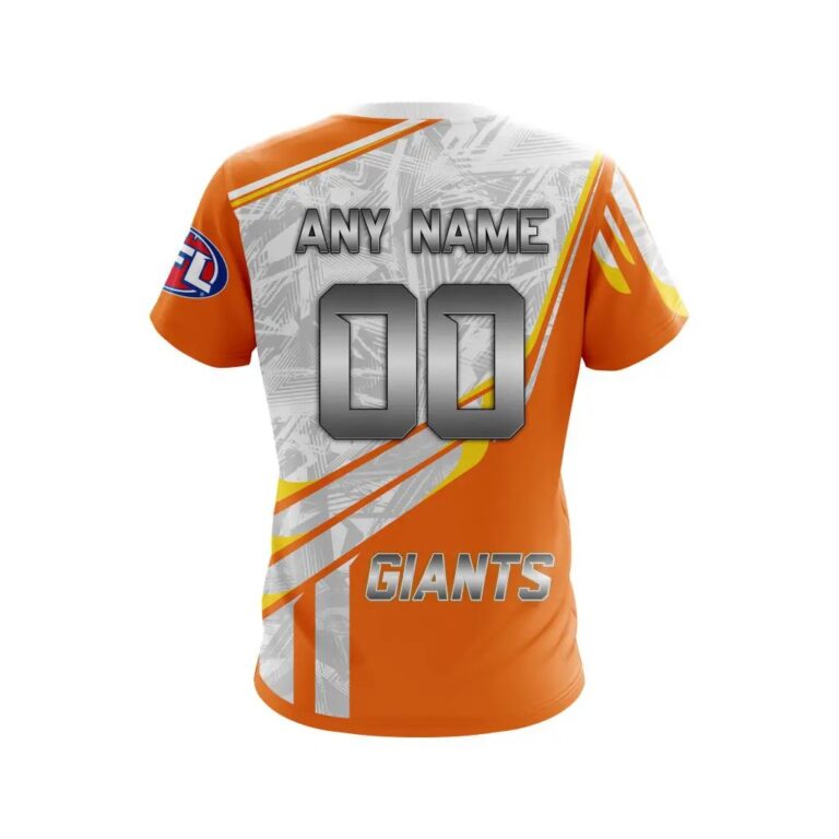 AFL Greater Western Sydney Giants Custom Name Number Special Edition T-Shirt