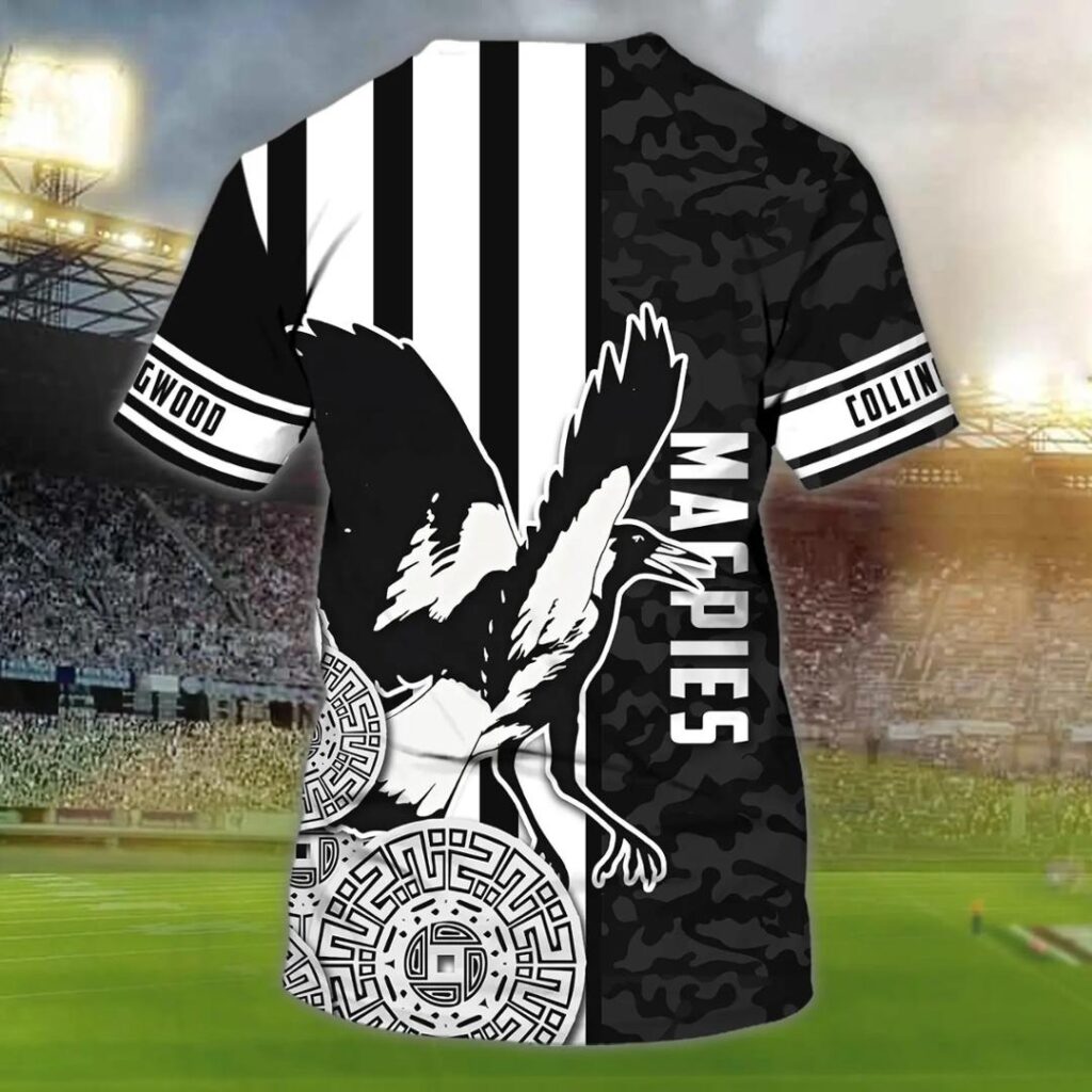 AFL Collingwood Magpies Custom Name T-Shirt