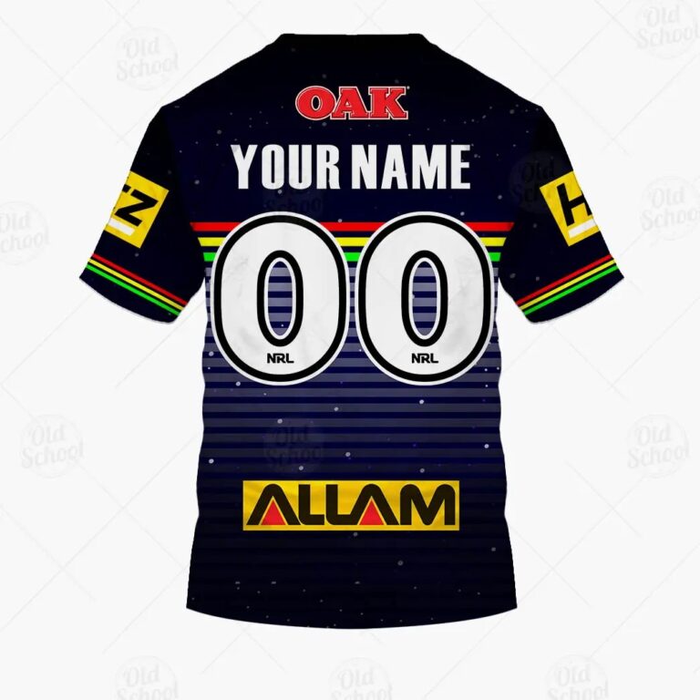 NRL Penrith Panthers Custom Name Number x The Simpsons 2020 Halloween T-Shirt