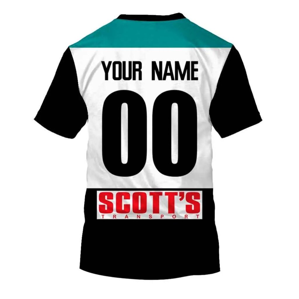 AFL Port Adelaide Power Custom Name Number 1997 Vintage Home Scott’s T-Shirt