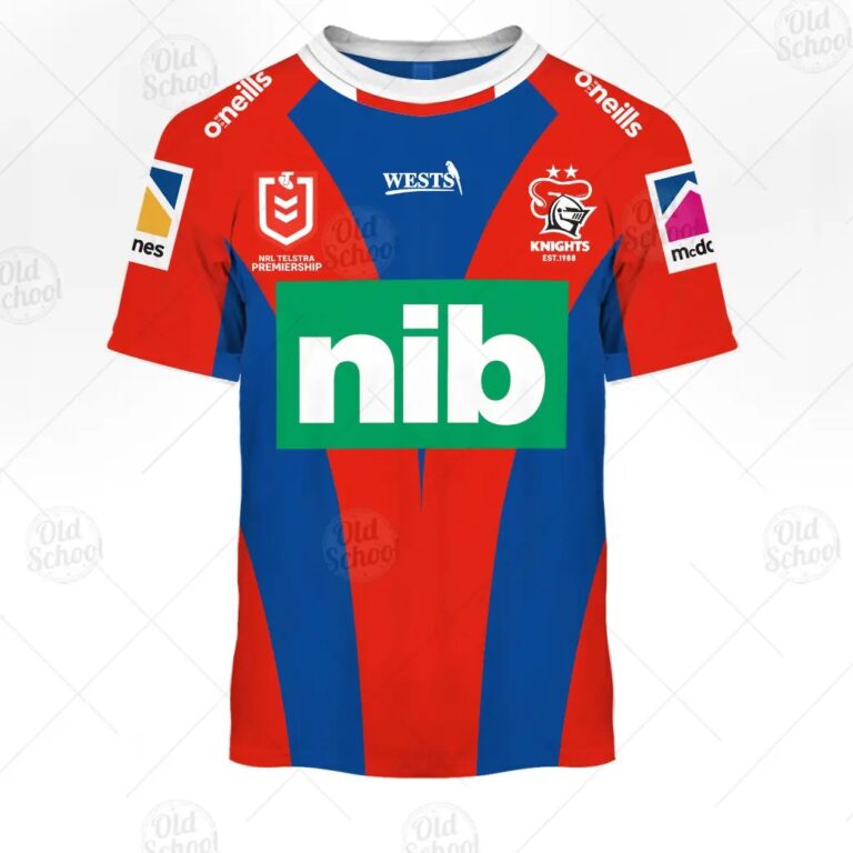 NRL Newcastle Knights Custom Name Number 2021 Heritage T-Shirt