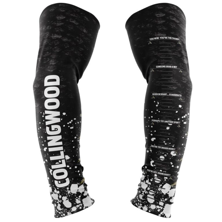 AFL Collingwood Magpies Custom Name Number Fishing Zip Up Hoodie