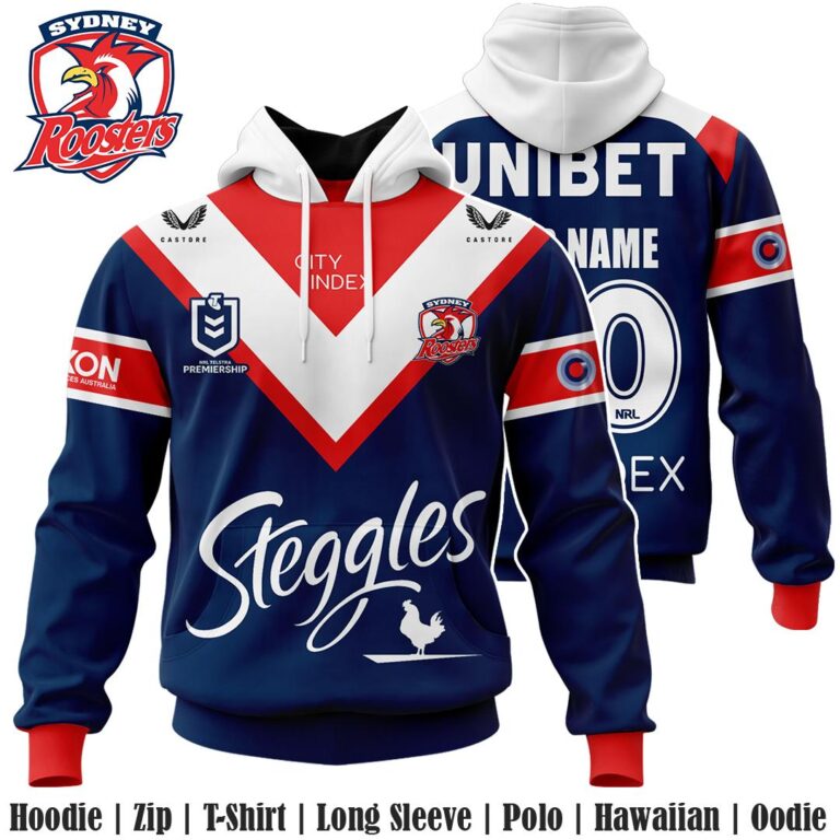NRL Sydney Roosters Jersey 2022 Hoodie/Zip/T-Shirt/Long Sleeve/Hawaiian