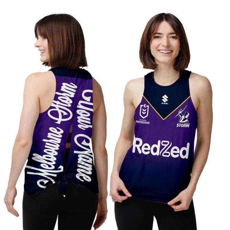 NRL Melbourne Storm 01077 | Custom Name | 3D Printing