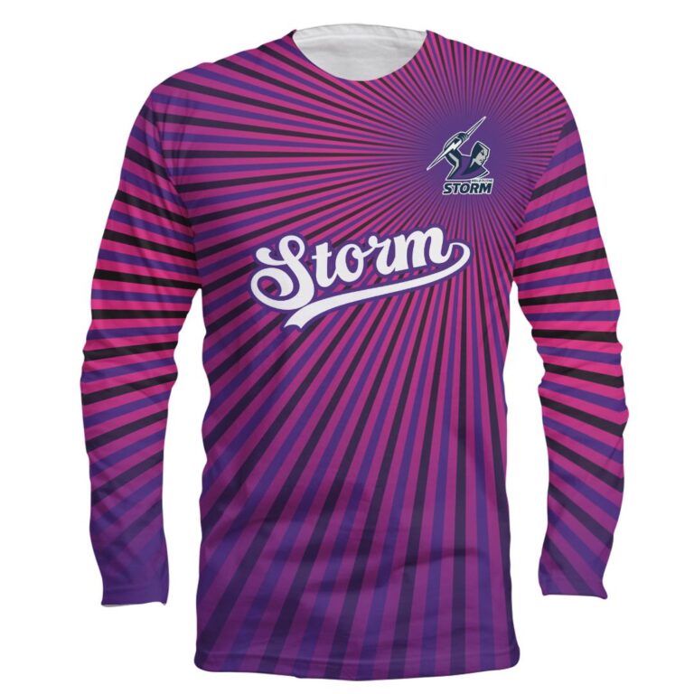 NRL Melbourne Storm | Custom Name & Number | Hoodie/Zip/T-Shirt/Long Sleeve