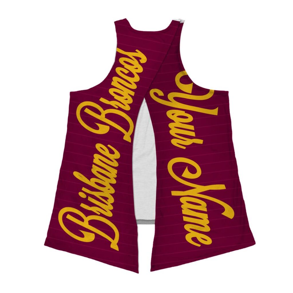 NRL Brisbane Broncos 02077 | Custom Name | 3D Printing