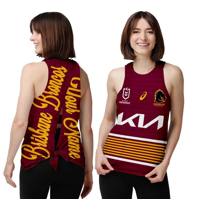 NRL Brisbane Broncos 02077 | Custom Name | 3D Printing