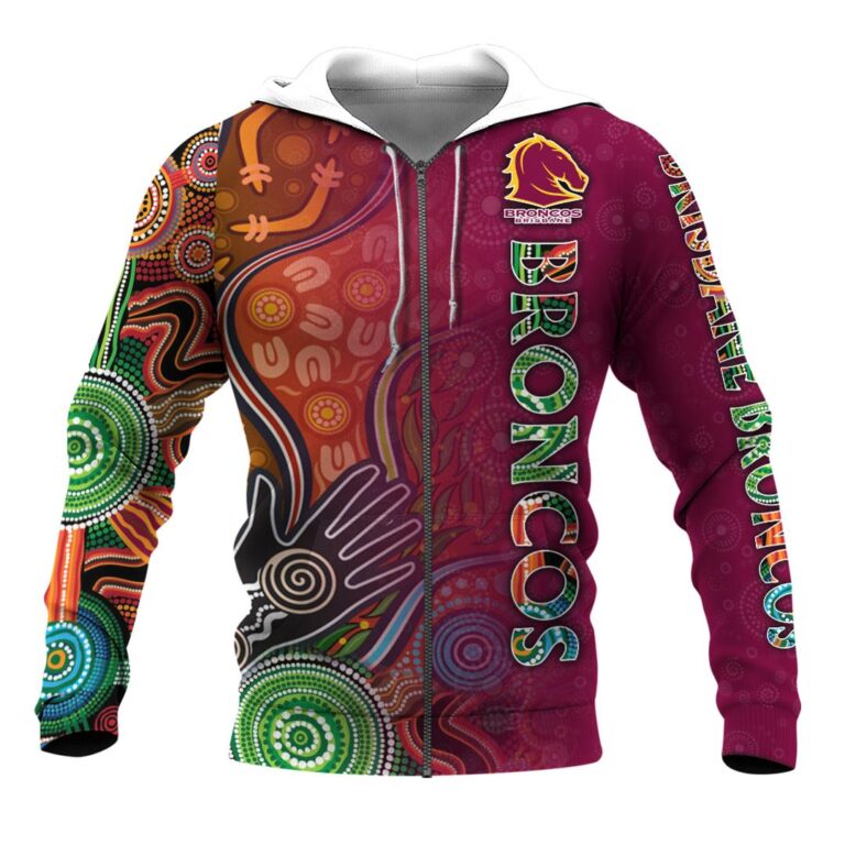NRL Brisbane Broncos | Custom Name & Number | Hoodie/Zip/T-Shirt/Long Sleeve