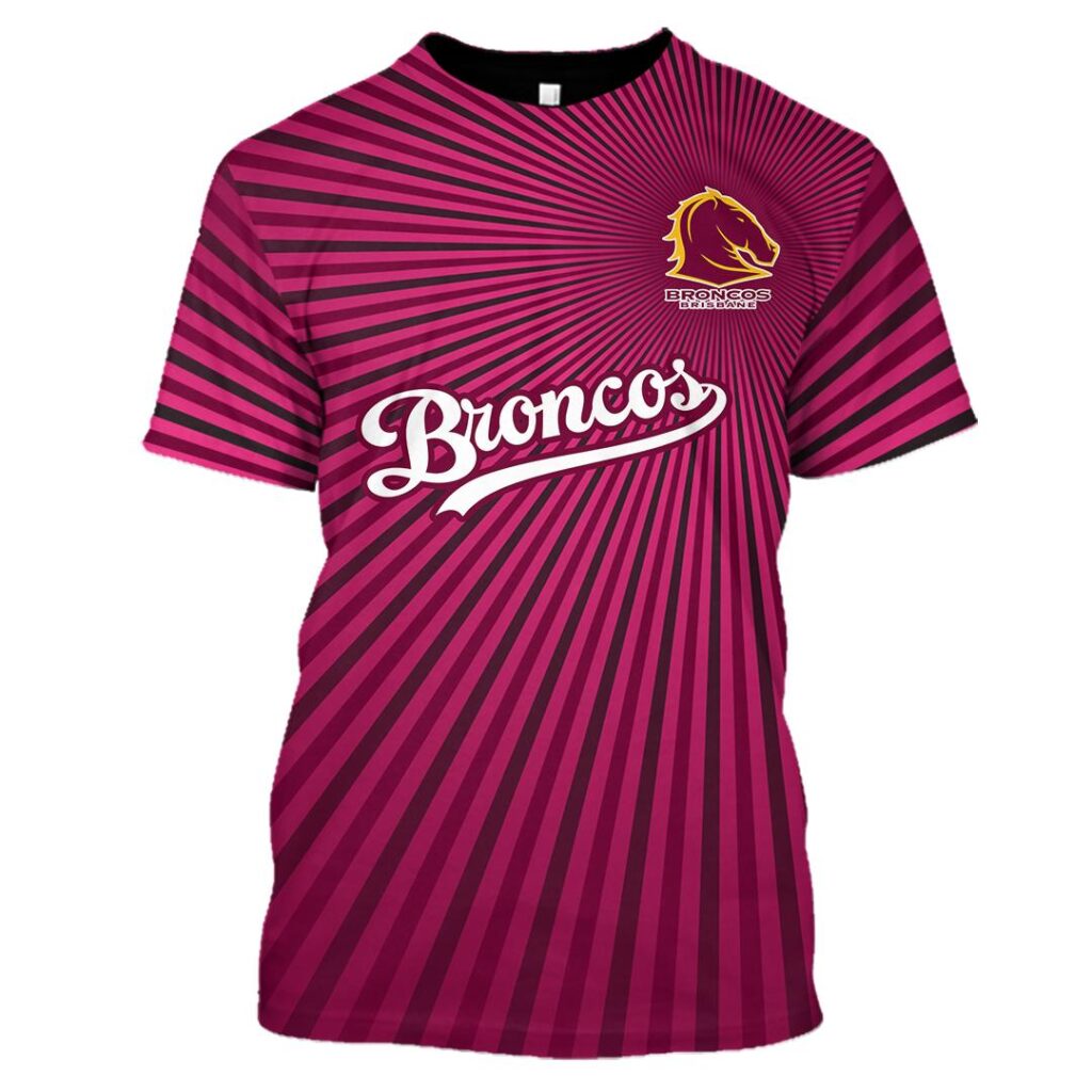 NRL Brisbane Broncos | Custom Name & Number | Hoodie/Zip/T-Shirt/Long Sleeve