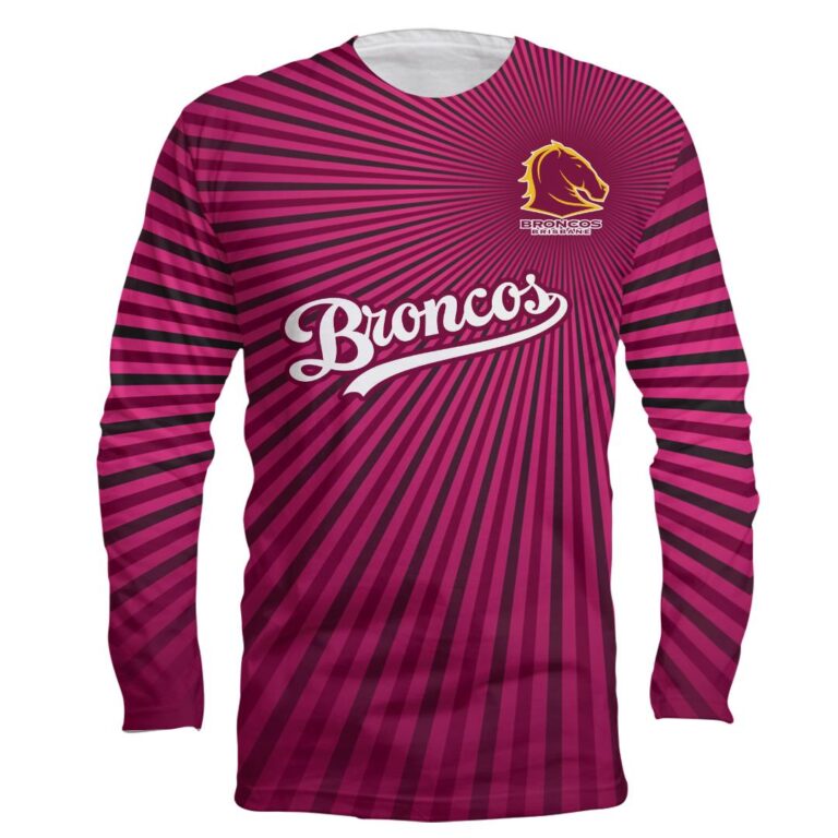 NRL Brisbane Broncos | Custom Name & Number | Hoodie/Zip/T-Shirt/Long Sleeve