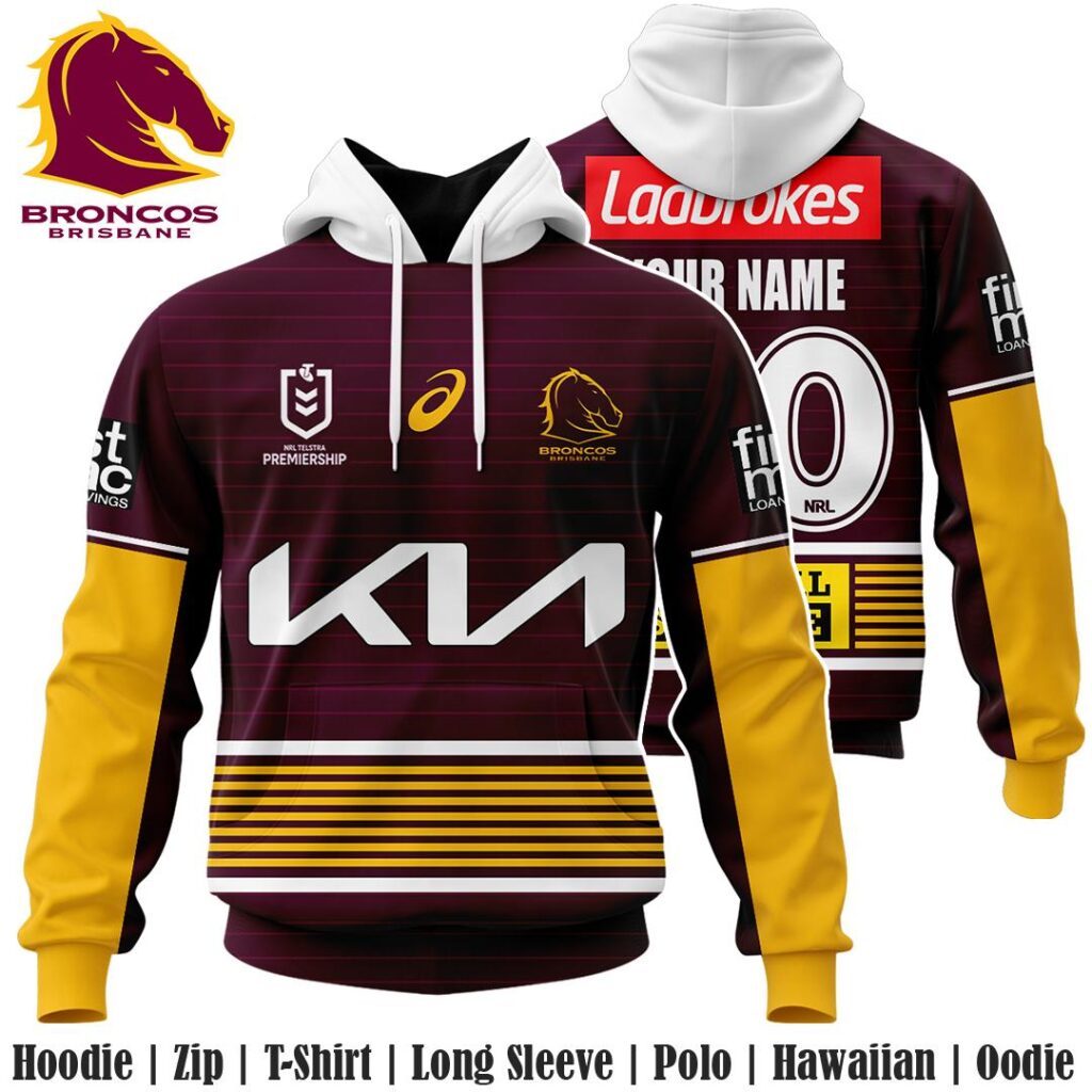 NRL Brisbane Broncos Jersey 2022 Hoodie/Zip/T-Shirt/Long Sleeve/Hawaiian