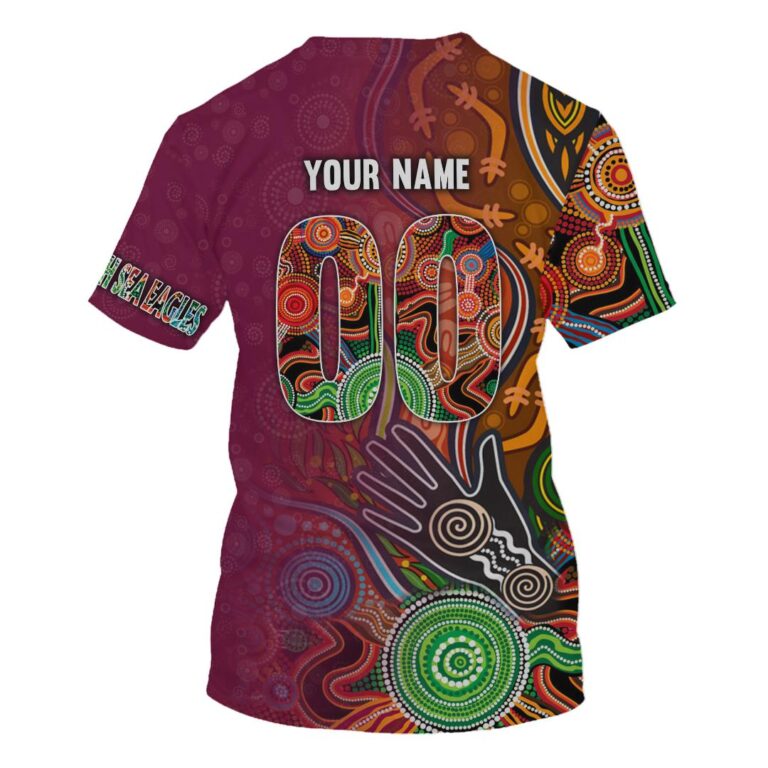 NRL Manly Warringah Sea Eagles | Custom Name & Number | Hoodie/Zip/T-Shirt/Long Sleeve