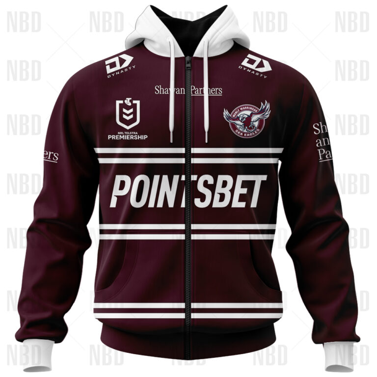 NRL Manly Warringah Sea Eagles Jersey 2022 Hoodie/Zip/T-Shirt/Long Sleeve/Hawaiian