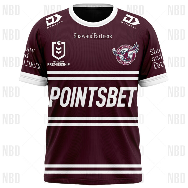 NRL Manly Warringah Sea Eagles Jersey 2022 Hoodie/Zip/T-Shirt/Long Sleeve/Hawaiian