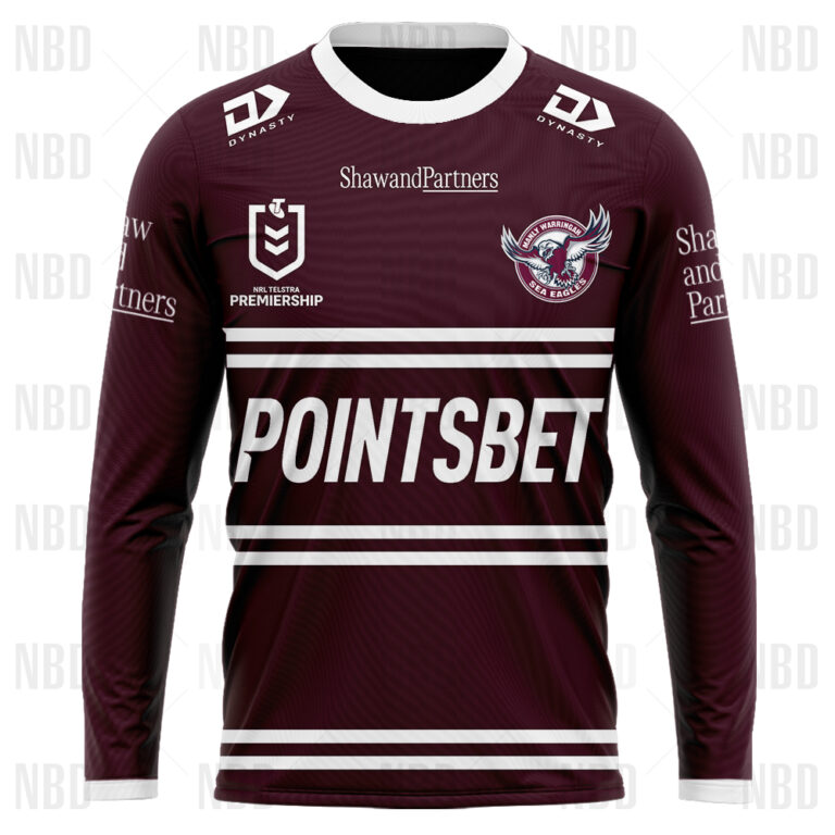 NRL Manly Warringah Sea Eagles Jersey 2022 Hoodie/Zip/T-Shirt/Long Sleeve/Hawaiian