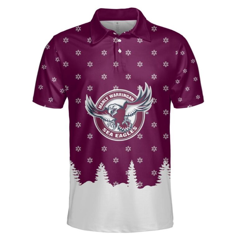 NRL Manly Warringah Sea Eagles Christmas Kid Kid Hoodie/Zip/T-Shirt/Polo/Knitted Sweaters/Long Paint