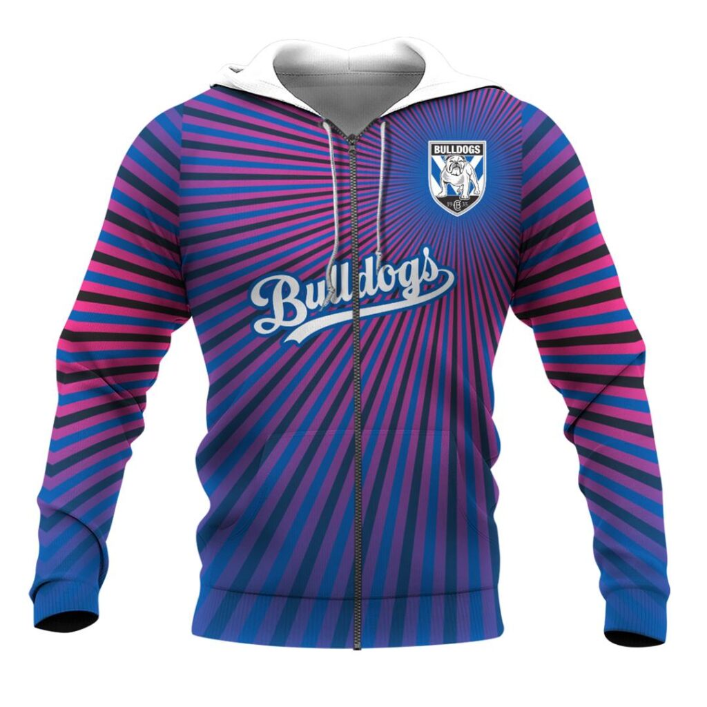 NRL Canterbury Bankstown Bulldogs - | Custom Name & Number | Hoodie/Zip/T-Shirt/Long Sleeve