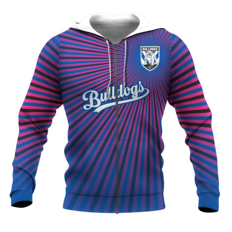 NRL Canterbury Bankstown Bulldogs - | Custom Name & Number | Hoodie/Zip/T-Shirt/Long Sleeve