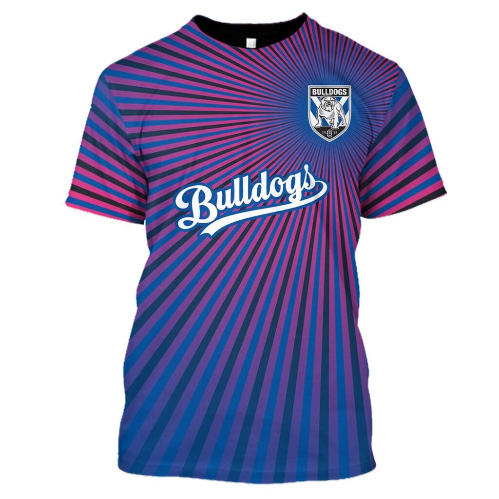 NRL Canterbury Bankstown Bulldogs - | Custom Name & Number | Hoodie/Zip/T-Shirt/Long Sleeve