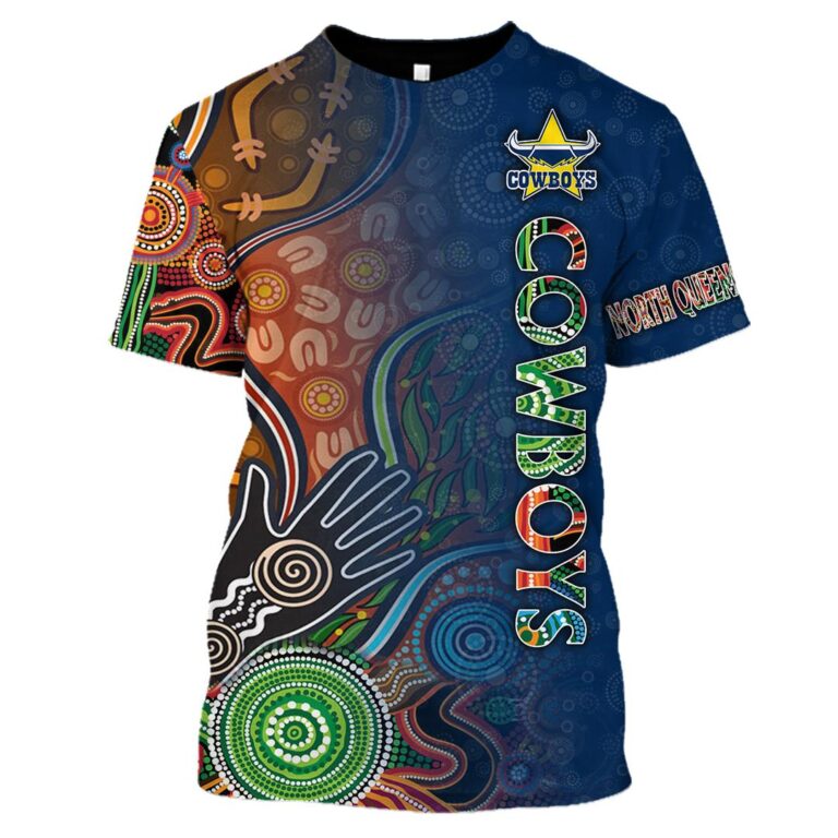 NRL North Queensland Cowboys | Custom Name & Number | Hoodie/Zip/T-Shirt/Long Sleeve