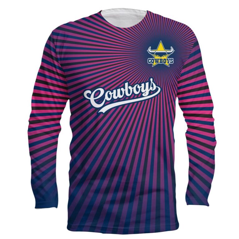NRL North Queensland Cowboys | Custom Name & Number | Hoodie/Zip/T-Shirt/Long Sleeve