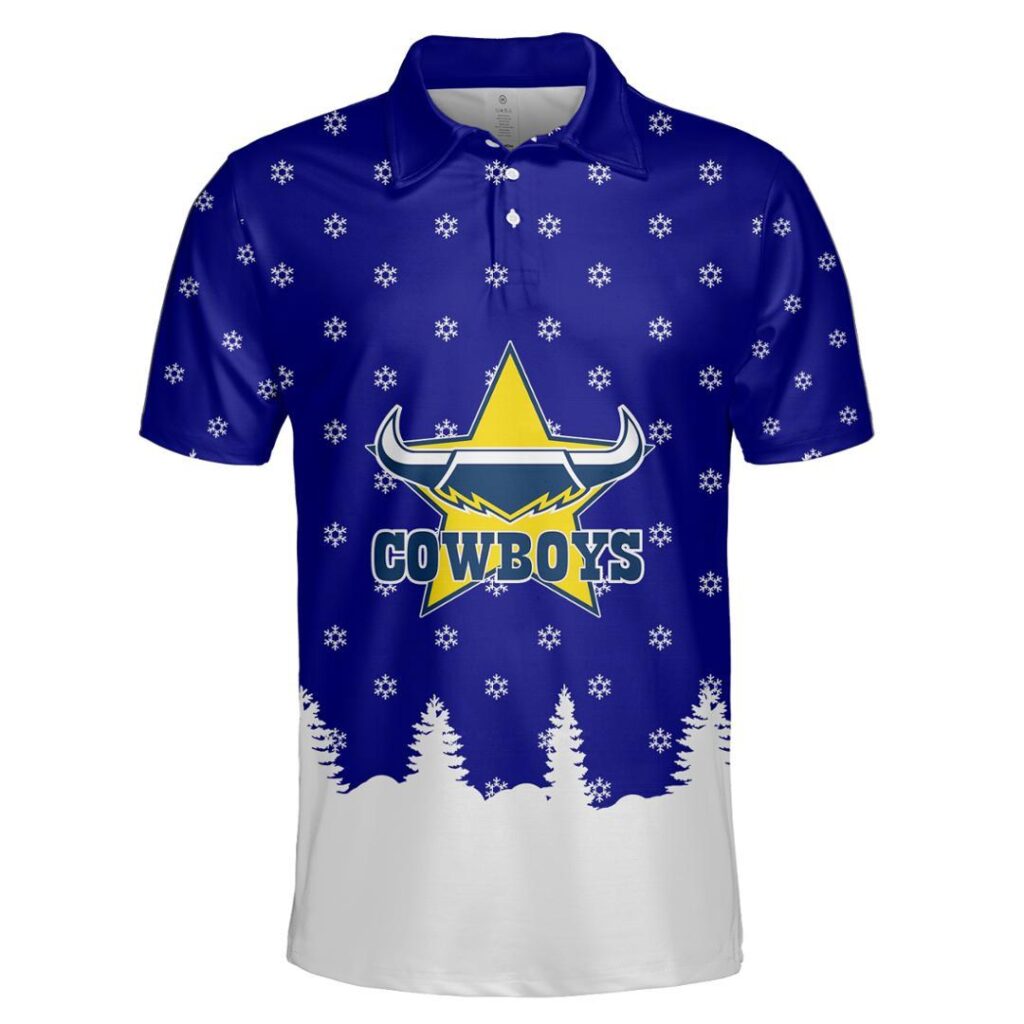 NRL North Queensland Cowboys Christmas Kid Kid Hoodie/Zip/T-Shirt/Polo/Knitted Sweaters/Long Paint