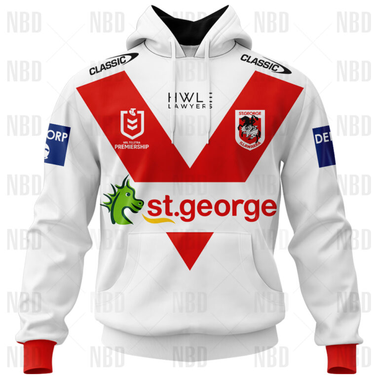 NRL St. George Illawarra Dragons Jersey 2022 Hoodie/Zip/T-Shirt/Long Sleeve/Hawaiian