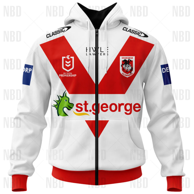 NRL St. George Illawarra Dragons Jersey 2022 Hoodie/Zip/T-Shirt/Long Sleeve/Hawaiian