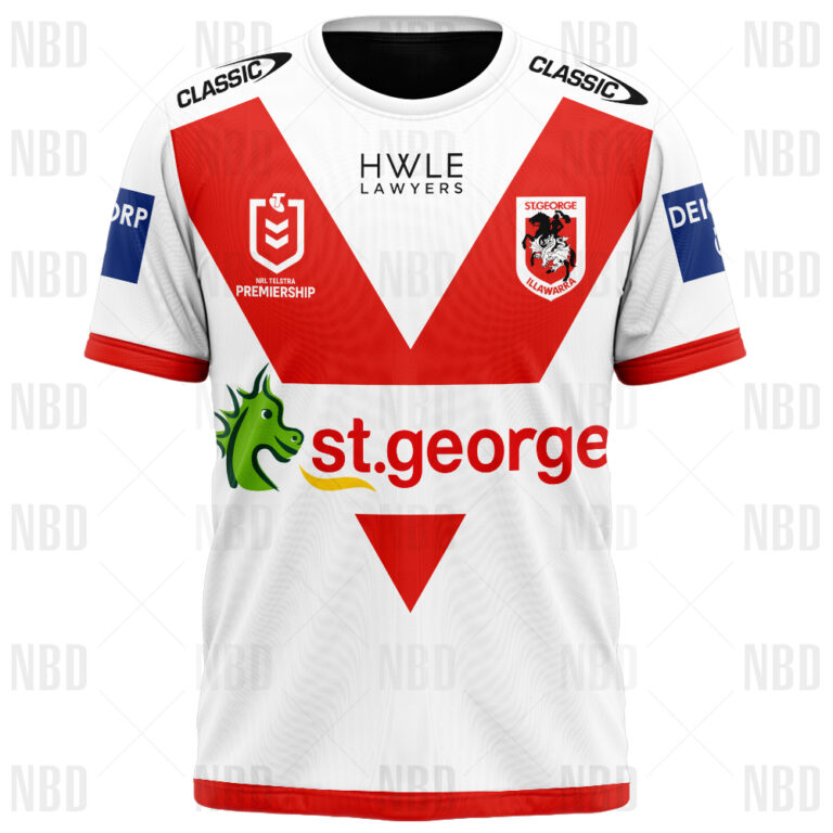NRL St. George Illawarra Dragons Jersey 2022 Hoodie/Zip/T-Shirt/Long Sleeve/Hawaiian