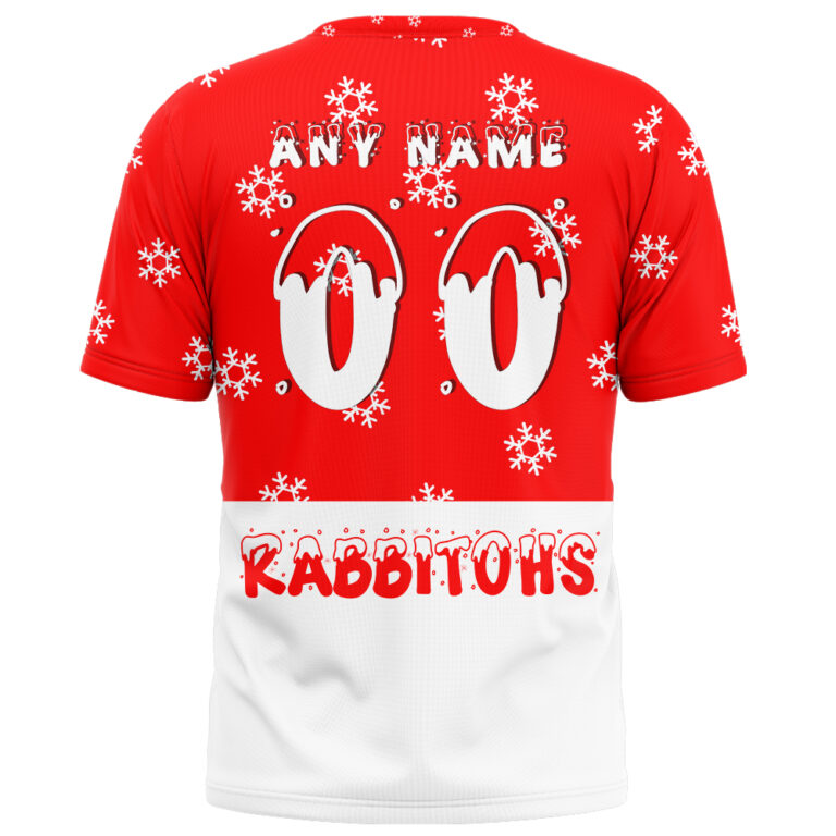 NRL South Sydney Rabbitohs Christmas | Custom Name & Number | Hoodie/Zip/T-Shirt/Knitted Sweaters/Polo