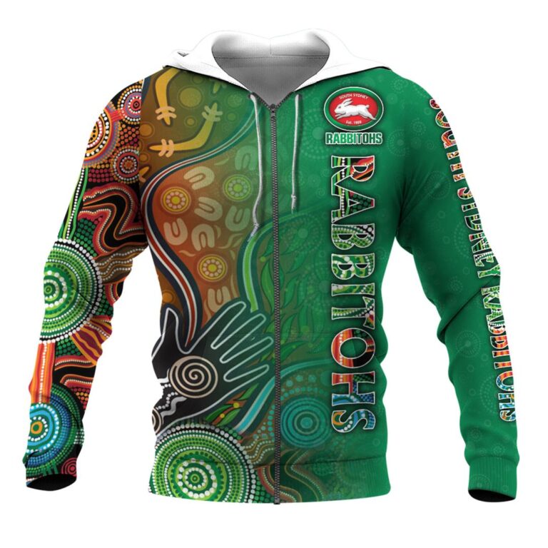 NRL South Sydney Rabbitohs | Custom Name & Number | Hoodie/Zip/T-Shirt/Long Sleeve
