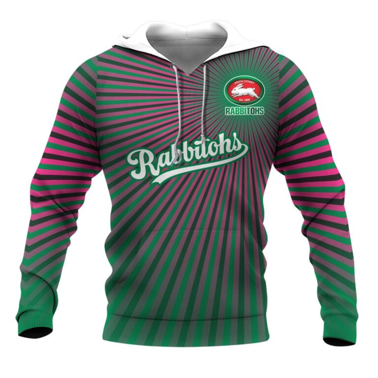 NRL South Sydney Rabbitohs | Custom Name & Number | Hoodie/Zip/T-Shirt/Long Sleeve
